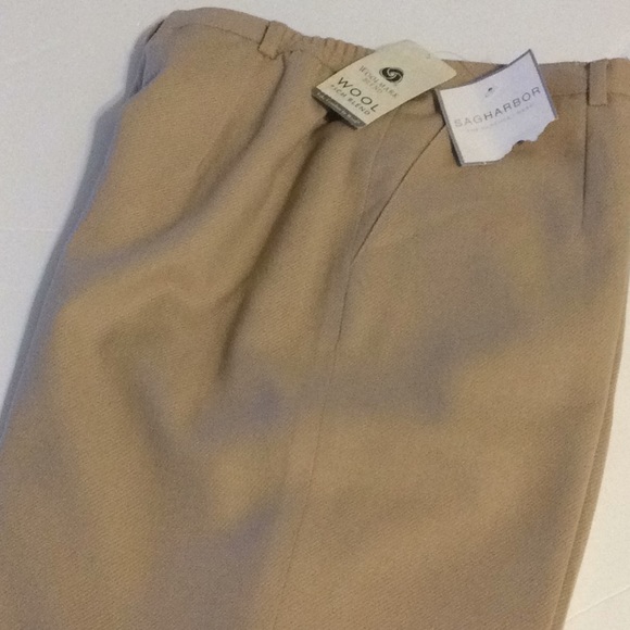 NWT SAG HARBOR WOOLMARK  BLEND PANTS - Picture 2 of 8